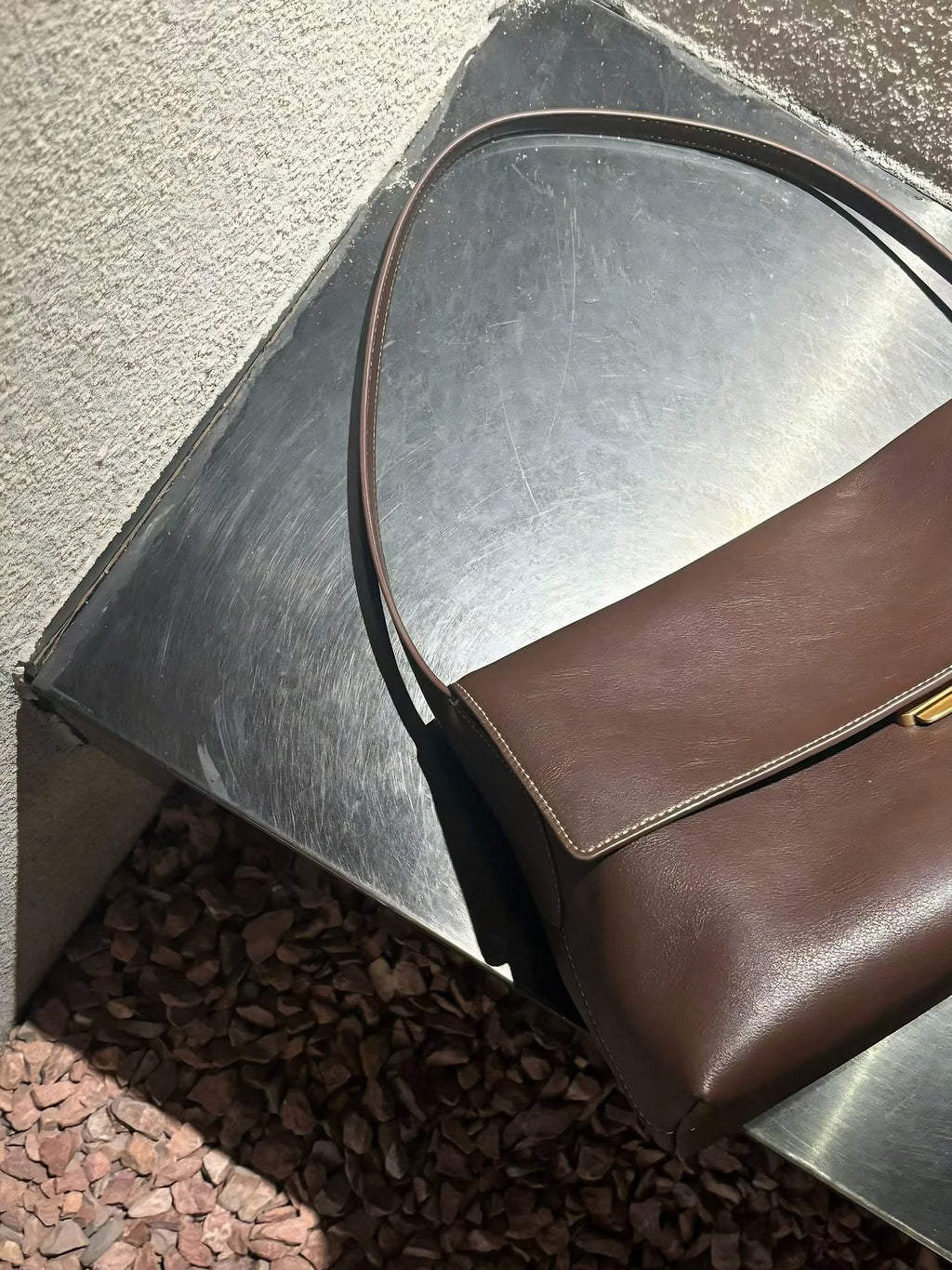 ✨🖤 뉴요커 첼시 프리미엄 소가죽 숄더백 | Premium Leather Shoulder Bag | 뉴욕 감성 셀럽백 🤎👜