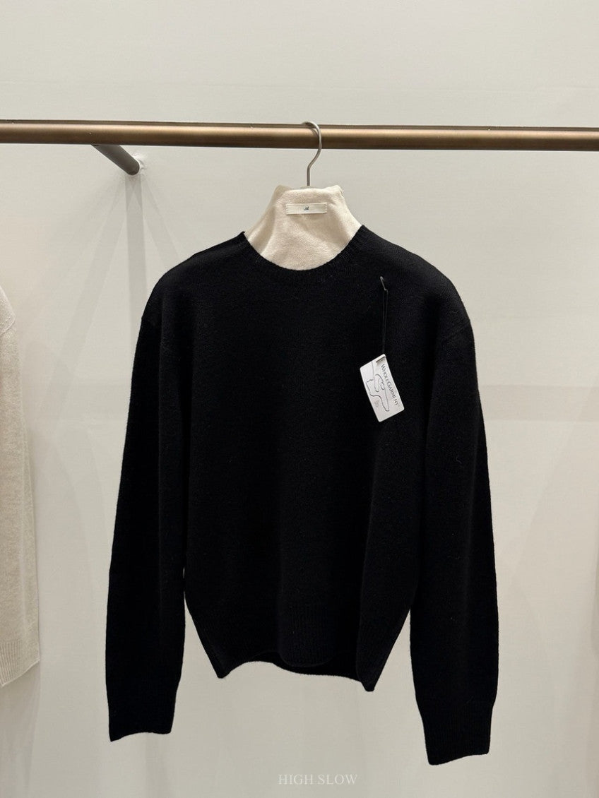 🧶 [프리미엄 라인] 슈퍼파인 메리노울 100% 홀가먼트 루즈핏 니트 | Premium Superfine Merino Wool Wholegarment Knit