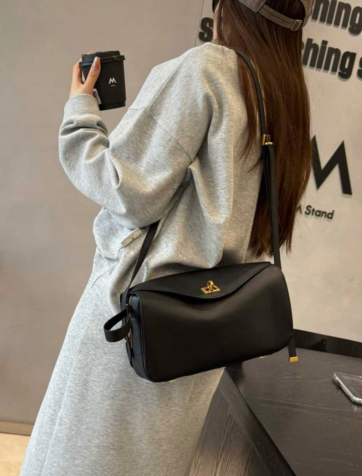 👜 [셀럽픽 · 소가죽] 발렌 무드 클래식 플랩 롱 숄더 크로스백 | Celebrity Style Genuine Leather Classic Flap Shoulder & Crossbody Bag