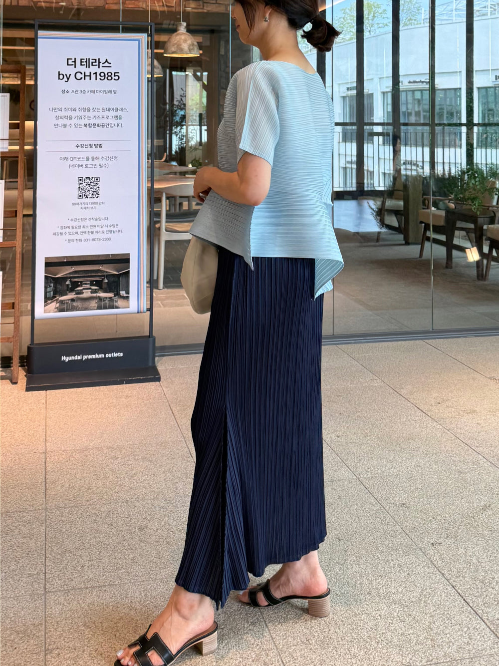 ✨ 머메이드 플리츠 롱 스커트 │ 프리미엄 플리츠 · 슬림핏 보정 · 사이드 플레어 디테일 · 전체 밴딩 · 우아한 실루엣 · 데일리룩 · 모임룩 · 교회룩 추천 │ Mermaid Pleated Long Skirt