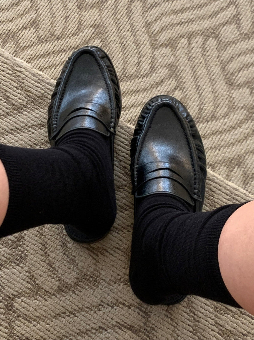 👞 [가을 클래식] 소프트 셔링 디테일 투웨이 페니 로퍼 & 블로퍼 | Shirred Classic 2-Way Loafer & Mule