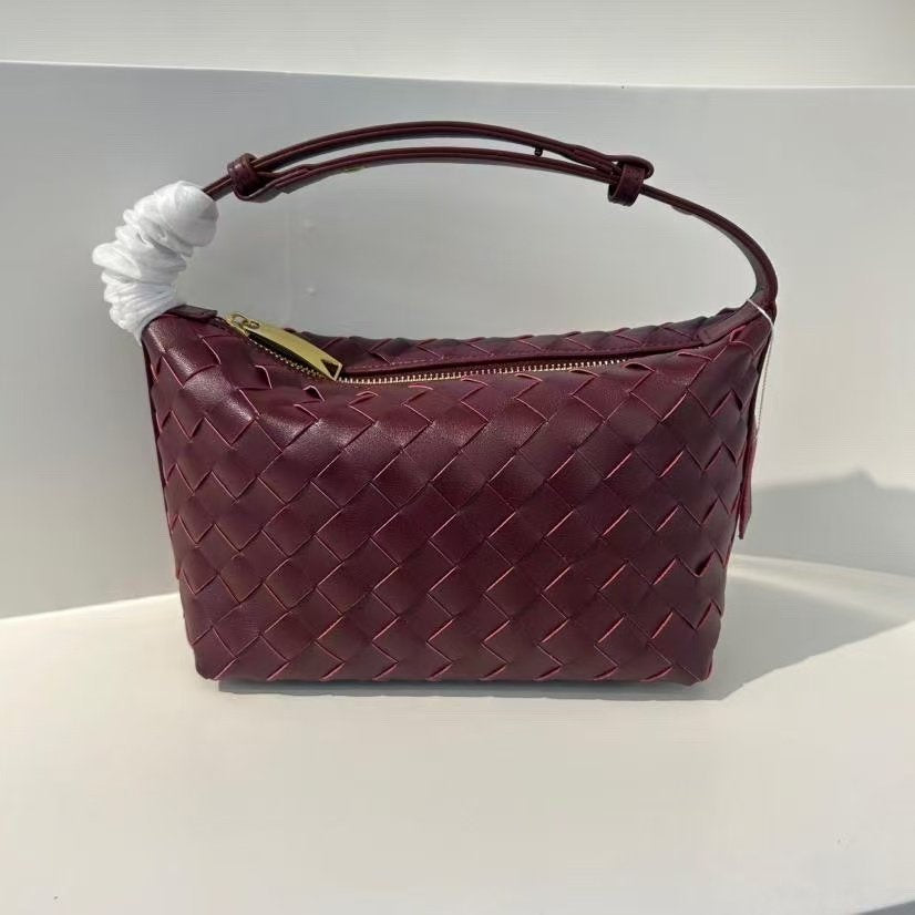 👜 [프리미엄 소가죽 100%] 보테 스타일 미니 윌리 위빙 숄더백 | Premium Genuine Leather Woven Mini Willie Shoulder Bag