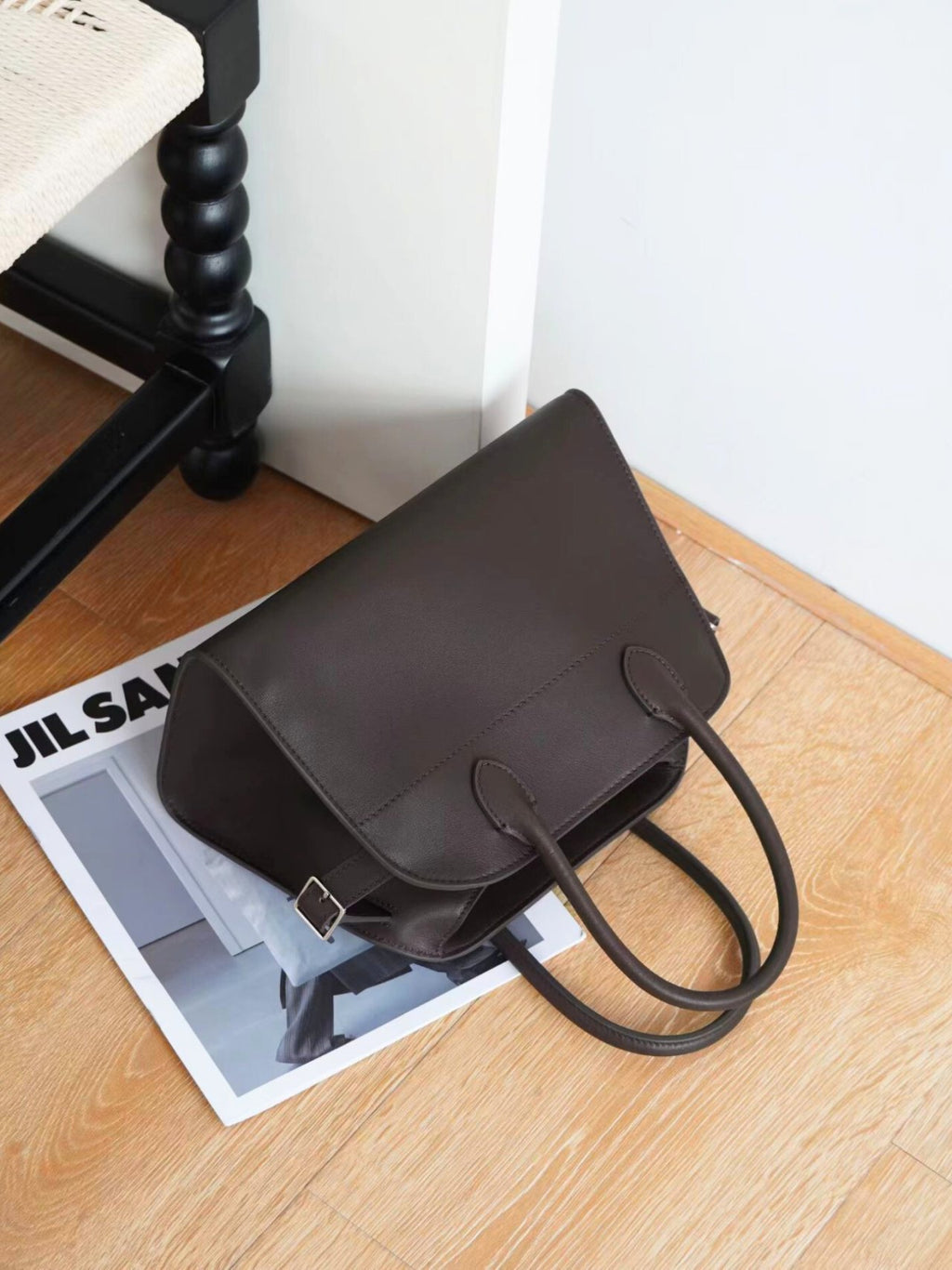 🖤프리미엄 소가죽 로우 스타일 마고백 토트백 & 숄더백 | Premium Genuine Leather The * Row Inspired Margaux Tote & Shoulder Bag ✨