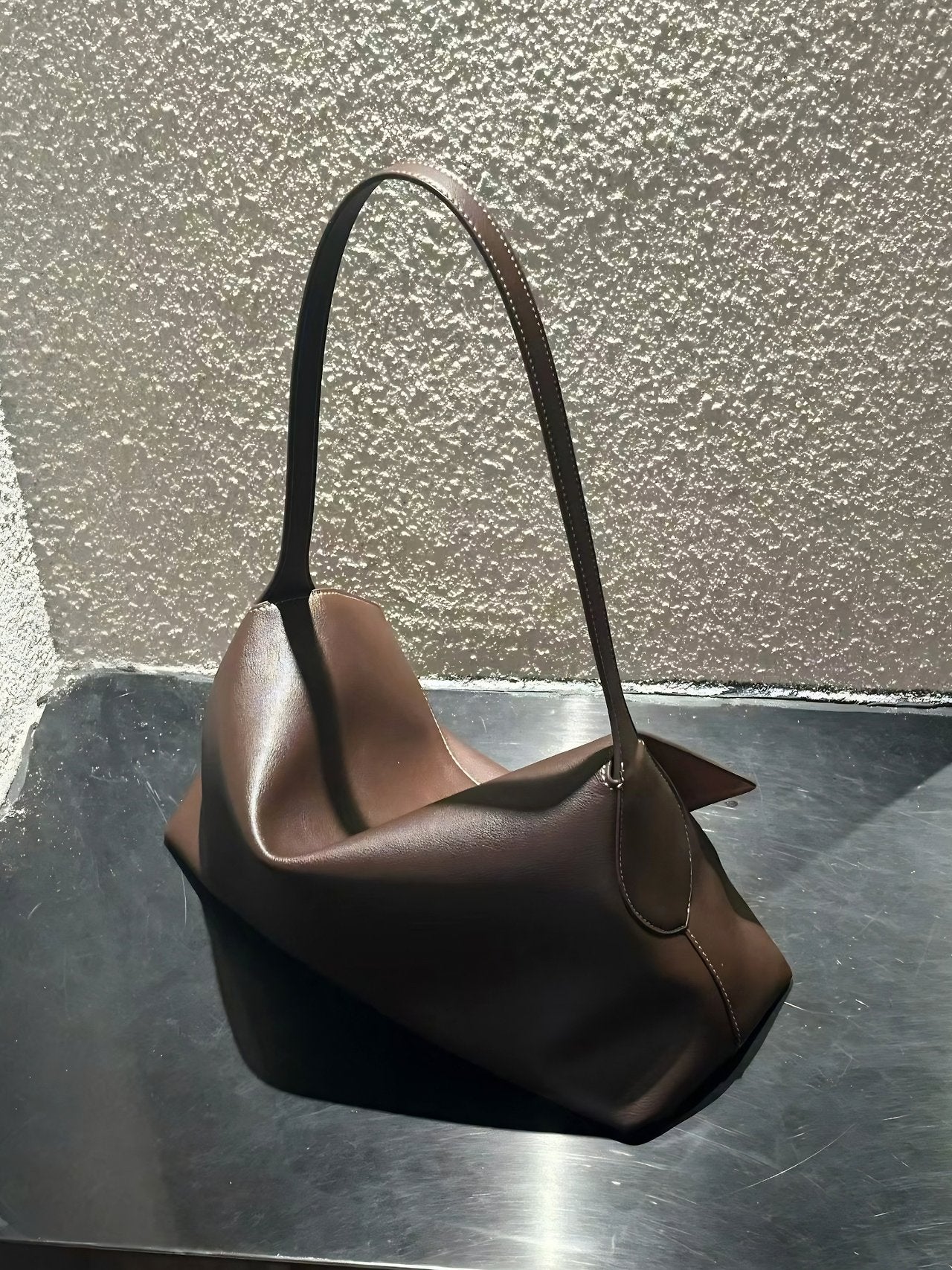 ✨🖤 뉴요커 첼시 프리미엄 소가죽 숄더백 | Premium Leather Shoulder Bag | 뉴욕 감성 셀럽백 🤎👜