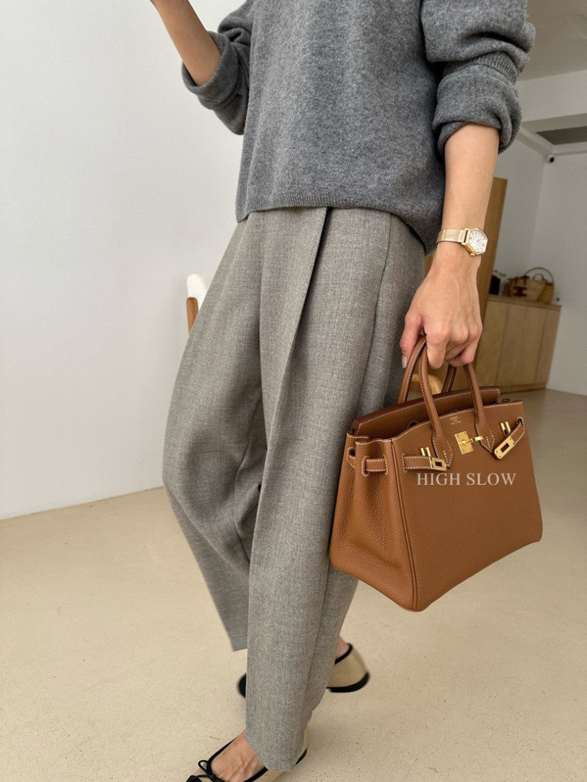 🧶 [카인드]터치 울 팬츠 가을.초겨울용 고급스러운 라인 팬츠| Kind Touch Wool Pants