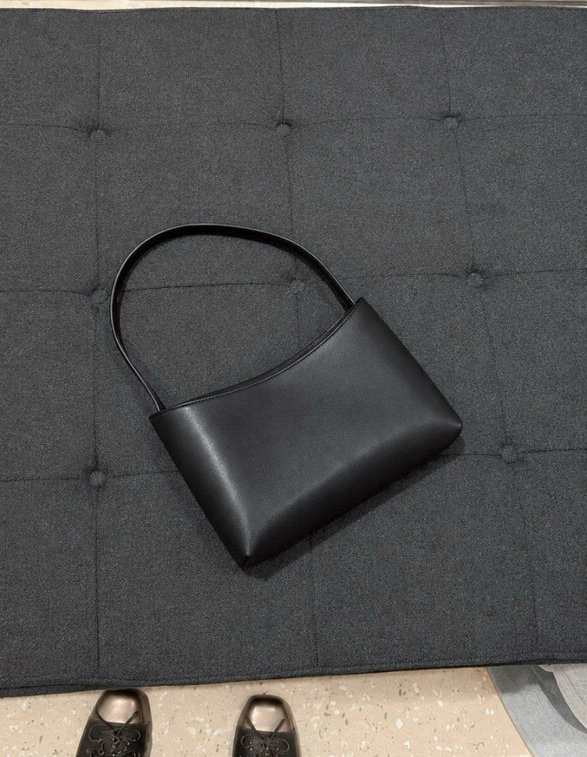 👜 [소가죽·알마 바게트백 미니멀 숄더] 모던 스퀘어백 | Modern Square Leather Shoulder Bag더로우스타일 신민아백