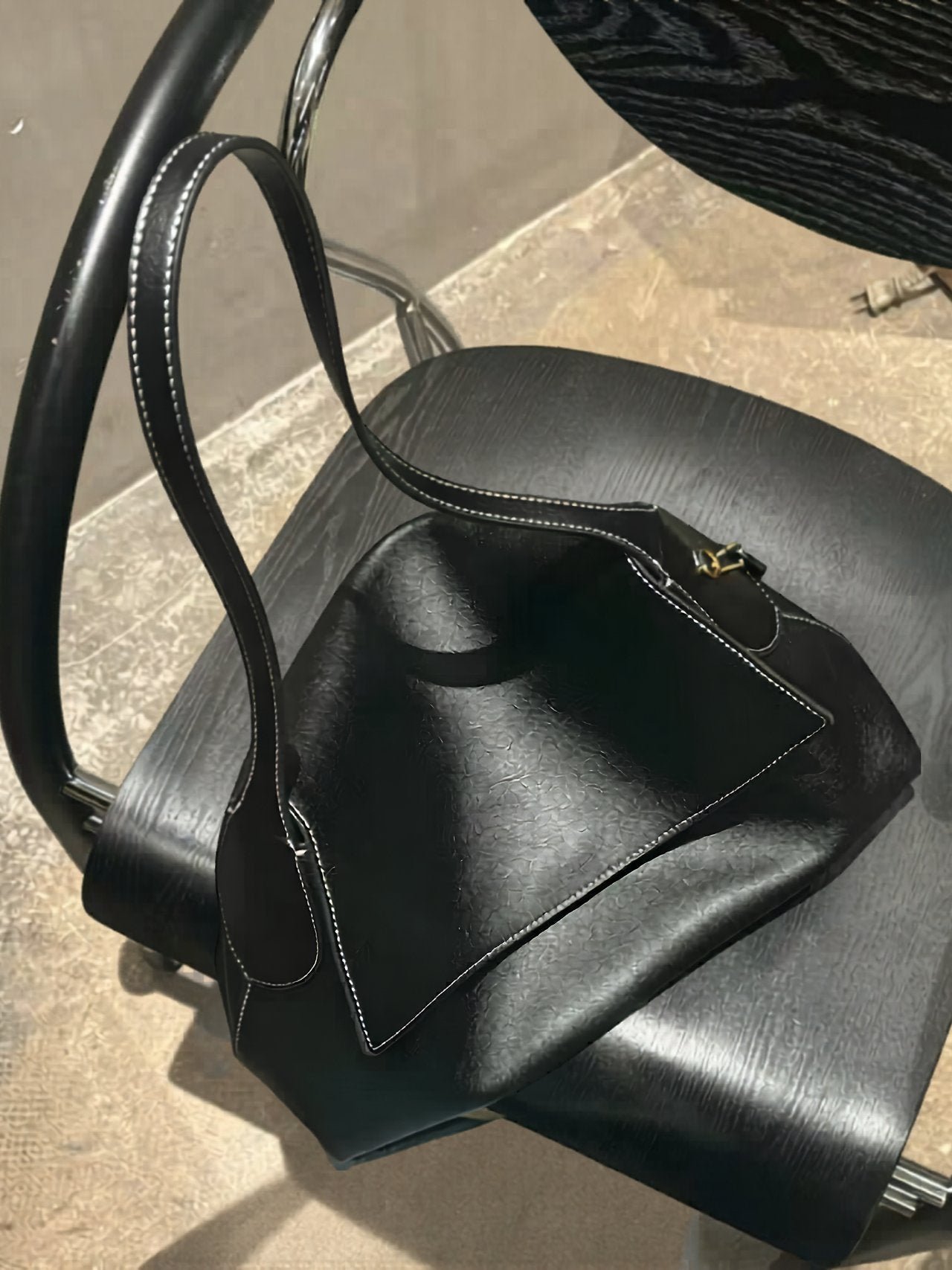 ✨🖤 뉴요커 첼시 프리미엄 소가죽 숄더백 | Premium Leather Shoulder Bag | 뉴욕 감성 셀럽백 🤎👜