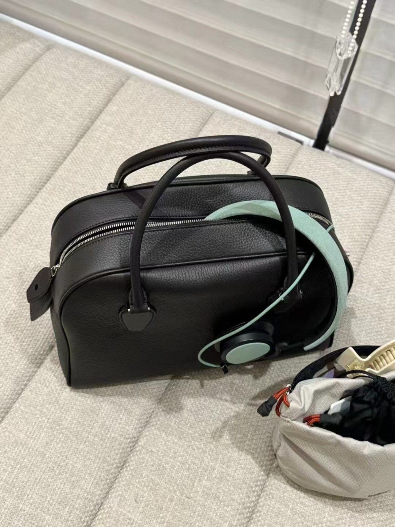 🖤✨ 프리미엄 소가죽 더*우 인디아 무드 클래식 보스턴 토트백 | Premium Leather Boston Tote ✨🖤데일리백 심플백 프리미엄가방