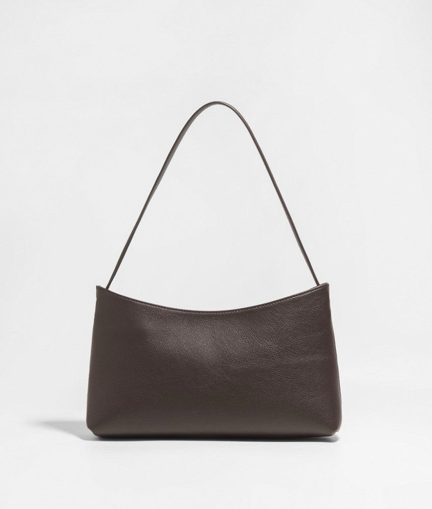 👜 [소가죽·알마 바게트백 미니멀 숄더] 모던 스퀘어백 | Modern Square Leather Shoulder Bag더로우스타일 신민아백