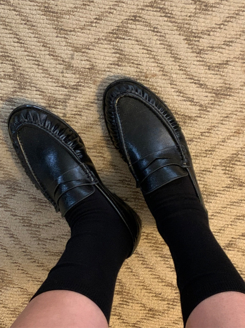 👞 [가을 클래식] 소프트 셔링 디테일 투웨이 페니 로퍼 & 블로퍼 | Shirred Classic 2-Way Loafer & Mule