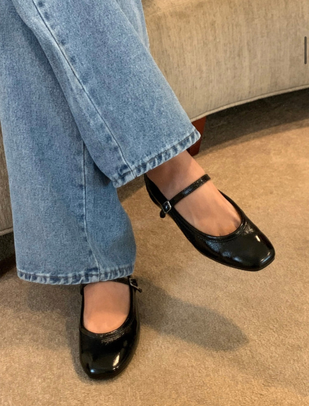 ✨[225-255]👠메리제인 슈즈🩷 봄여름 데일리 프리미엄 부들부들 양가죽 메리제인 플랫슈즈✨ 여성 양가죽 메리제인 플랫 Mary Jane Lambskin Flat Shoes✨