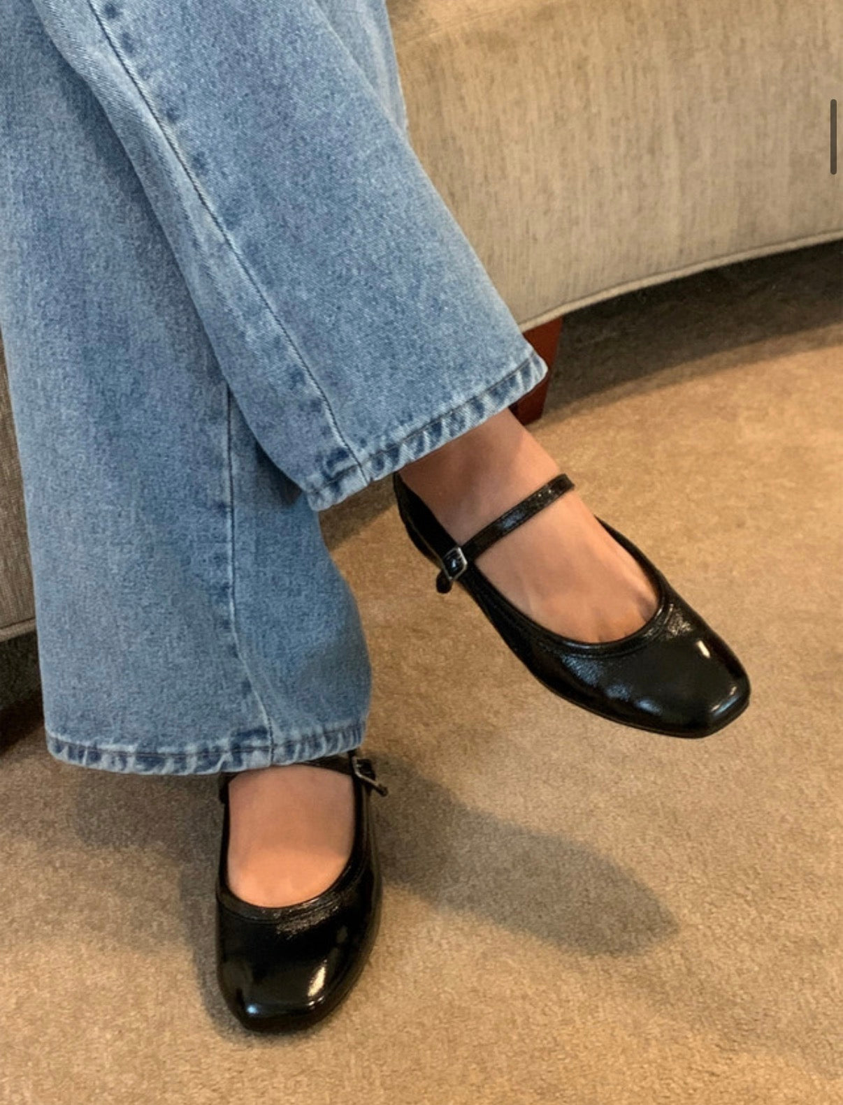 ✨[225-255]👠메리제인 슈즈🩷 봄여름 데일리 프리미엄 부들부들 양가죽 메리제인 플랫슈즈✨ 여성 양가죽 메리제인 플랫 Mary Jane Lambskin Flat Shoes✨
