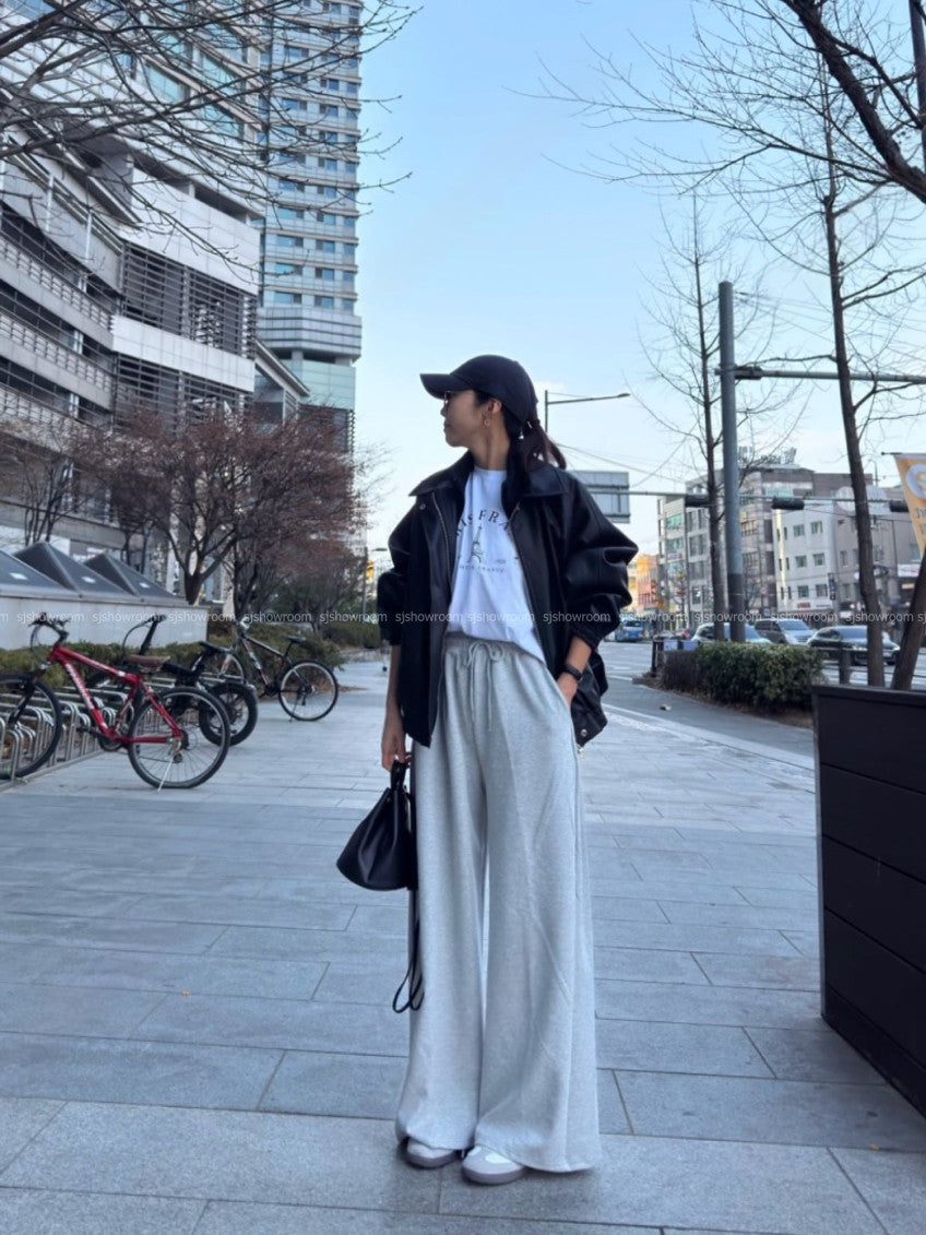 👖 [리플] 에코 옆절개 스트레치 와이드 루즈핏 트레이닝 팬츠 | Eco Side-Seam Stretch Wide Training Pants