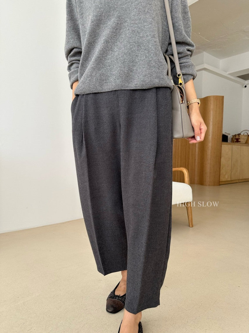 🧶 [카인드]터치 울 팬츠 가을.초겨울용 고급스러운 라인 팬츠| Kind Touch Wool Pants