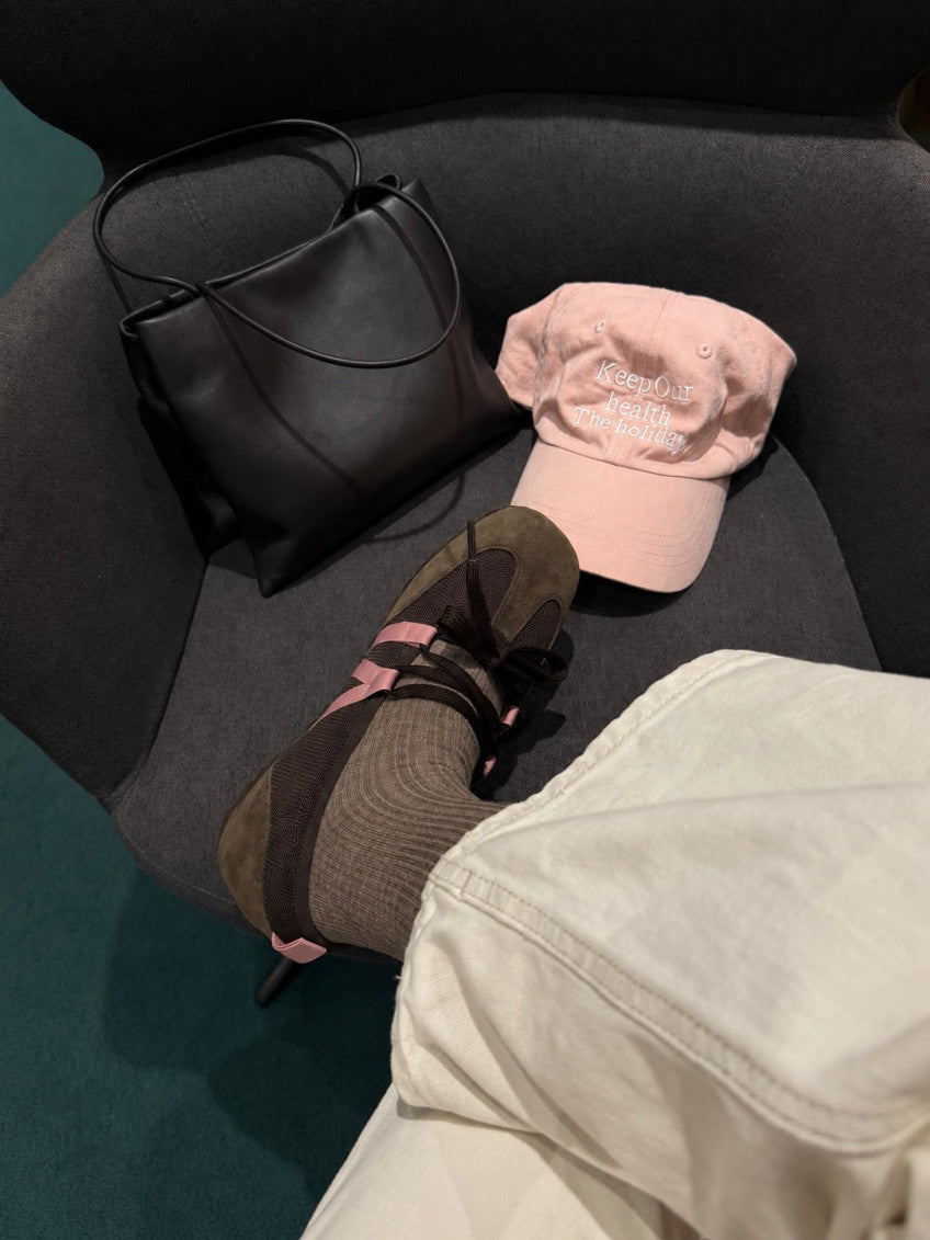 🌹 [넘 예쁜 리본 포인트] 로즈 리본 데일리 스니커즈 | Rose Ribbon Leather Sneakers