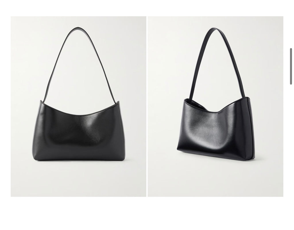 👜 [소가죽·알마 바게트백 미니멀 숄더] 모던 스퀘어백 | Modern Square Leather Shoulder Bag더로우스타일 신민아백
