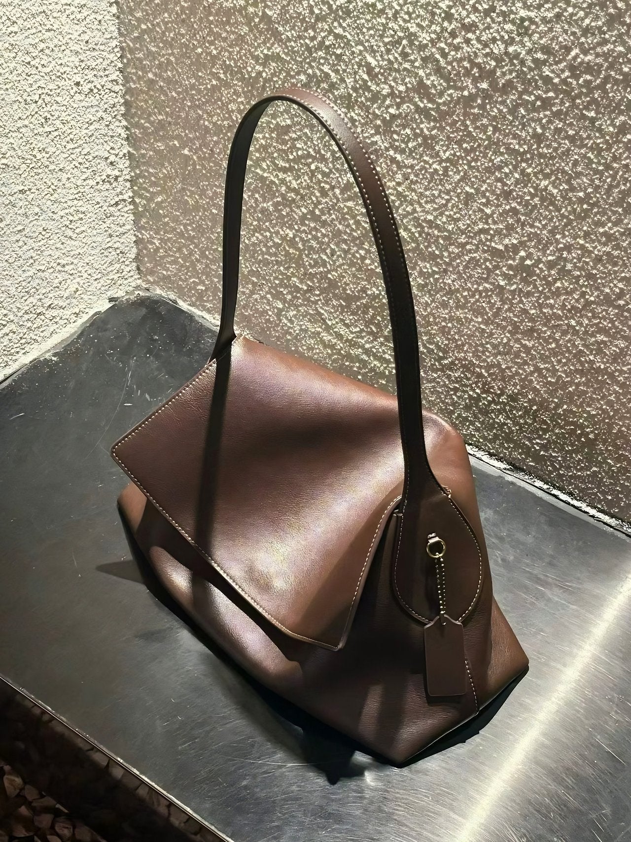 ✨🖤 뉴요커 첼시 프리미엄 소가죽 숄더백 | Premium Leather Shoulder Bag | 뉴욕 감성 셀럽백 🤎👜