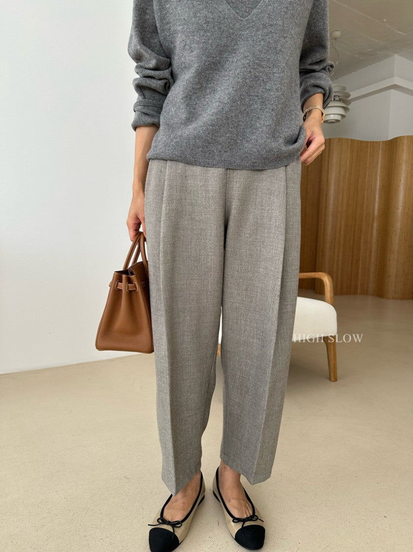 🧶 [카인드]터치 울 팬츠 가을.초겨울용 고급스러운 라인 팬츠| Kind Touch Wool Pants