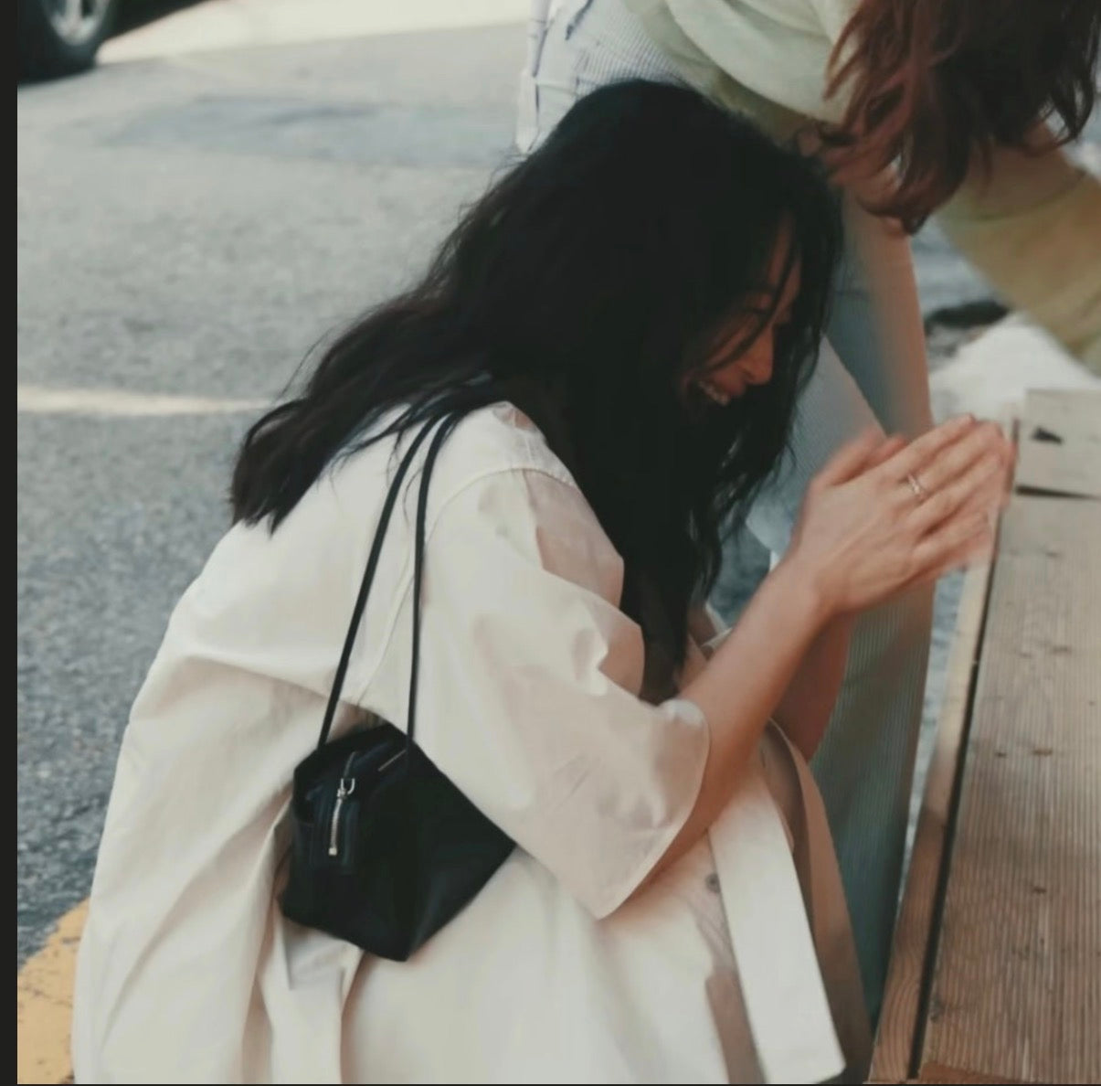 👜✨ [제니백] 프리미엄 양가죽 로고리스 테라스 미니 숄더백 • 제니&신민아 스타일 • Premium Lambskin Logo-less Terrace Mini Shoulder Bag • Luxury Minimal Daily Bagㄷ
