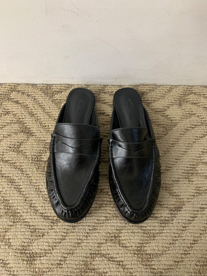 👞 [가을 클래식] 소프트 셔링 디테일 투웨이 페니 로퍼 & 블로퍼 | Shirred Classic 2-Way Loafer & Mule