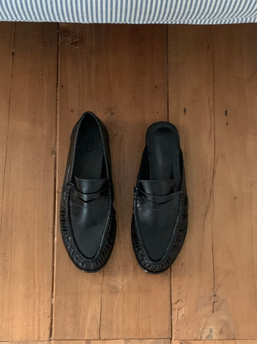 👞 [가을 클래식] 소프트 셔링 디테일 투웨이 페니 로퍼 & 블로퍼 | Shirred Classic 2-Way Loafer & Mule