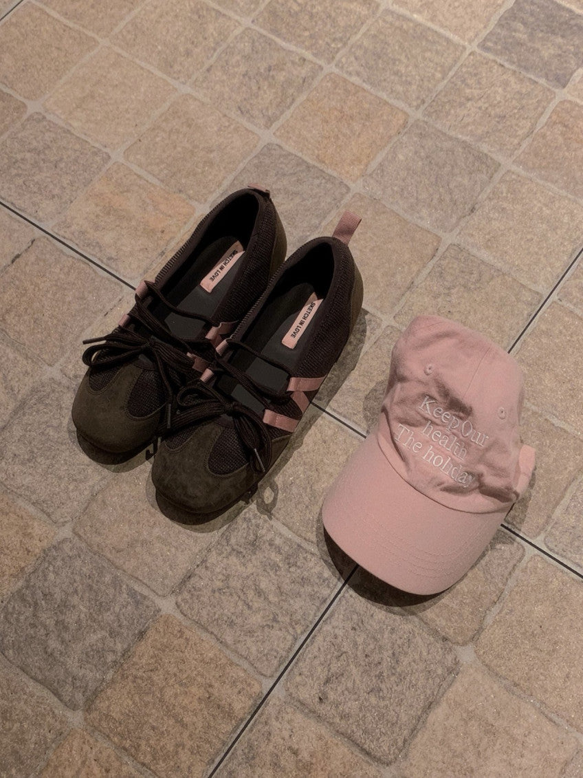 🌹 [넘 예쁜 리본 포인트] 로즈 리본 데일리 스니커즈 | Rose Ribbon Leather Sneakers