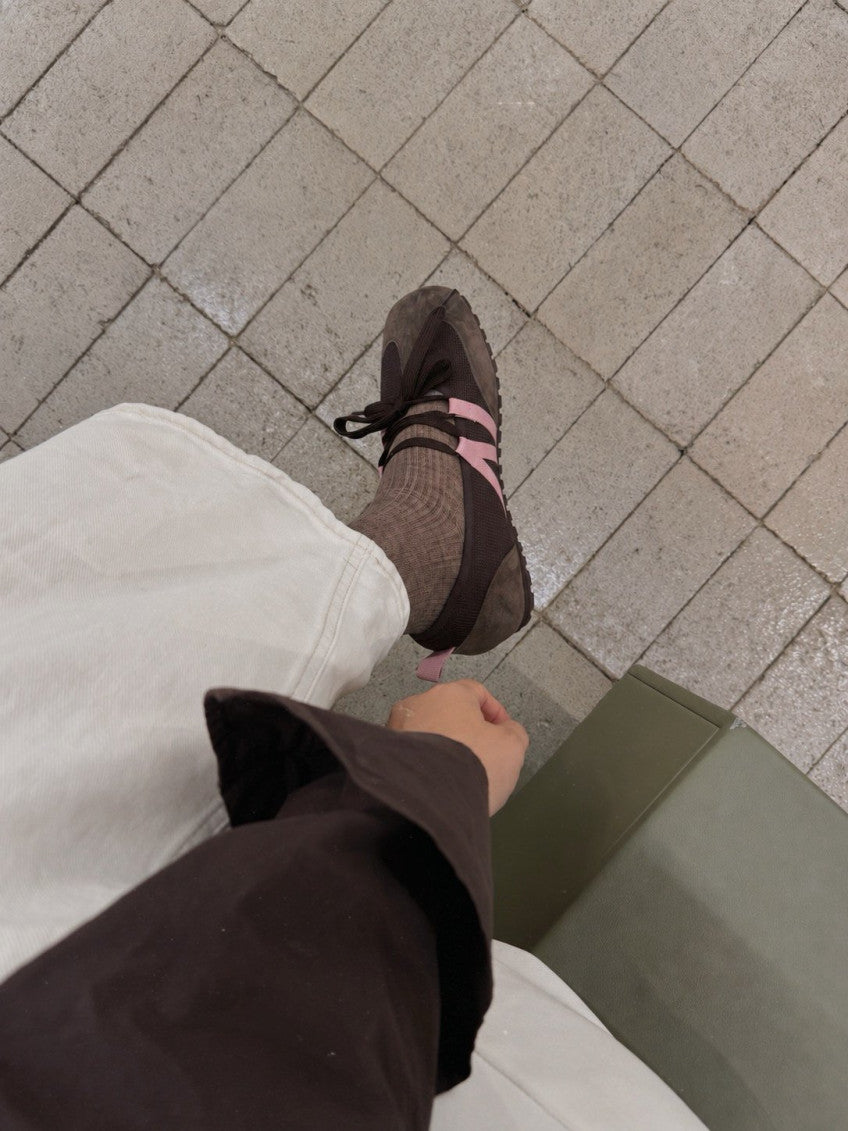 🌹 [넘 예쁜 리본 포인트] 로즈 리본 데일리 스니커즈 | Rose Ribbon Leather Sneakers