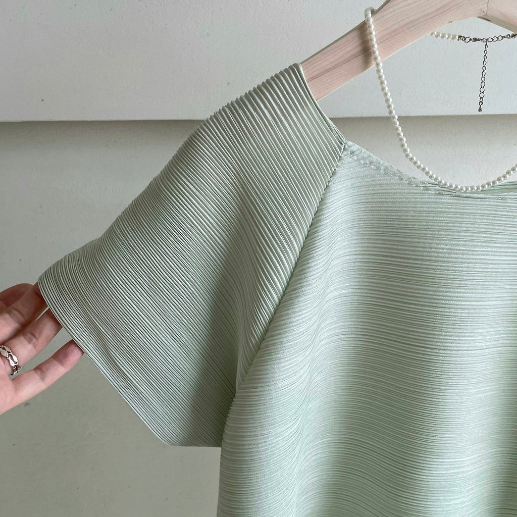 🌸독특한 디자인, Young디자인[77초 까지 예쁘게 가능]✨ 원더 플리츠 블라우스 | Wonder Pleats Blouse ✨🌿