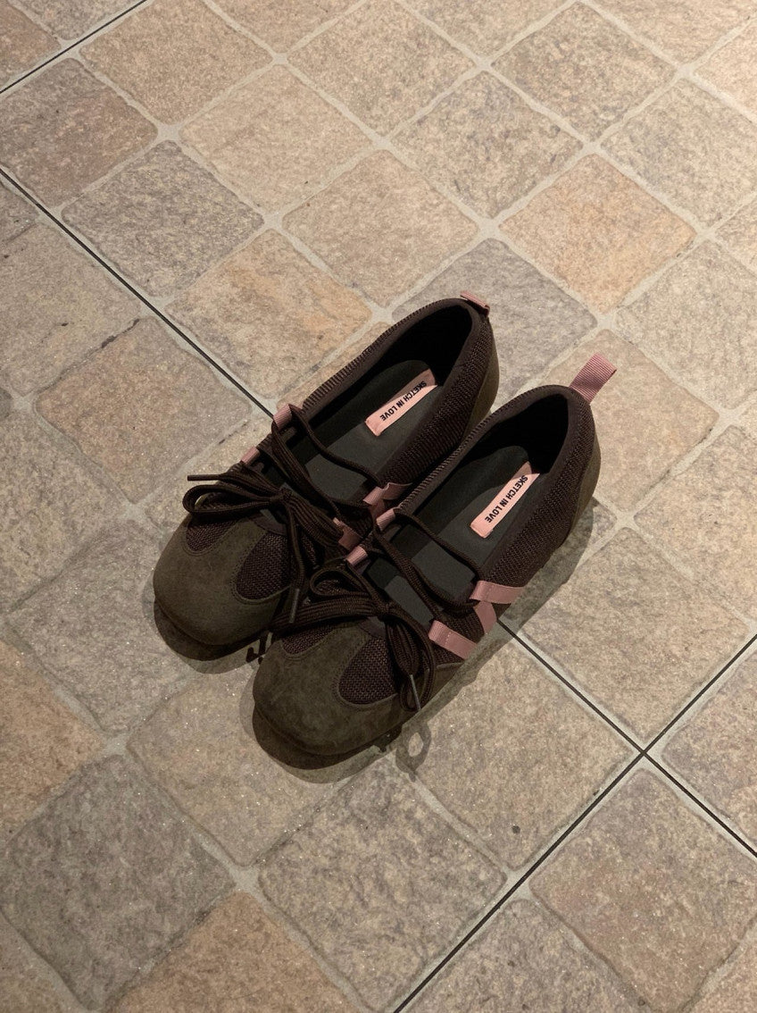 🌹 [넘 예쁜 리본 포인트] 로즈 리본 데일리 스니커즈 | Rose Ribbon Leather Sneakers