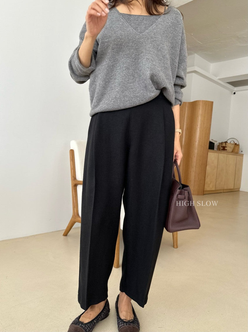 🧶 [카인드]터치 울 팬츠 가을.초겨울용 고급스러운 라인 팬츠| Kind Touch Wool Pants