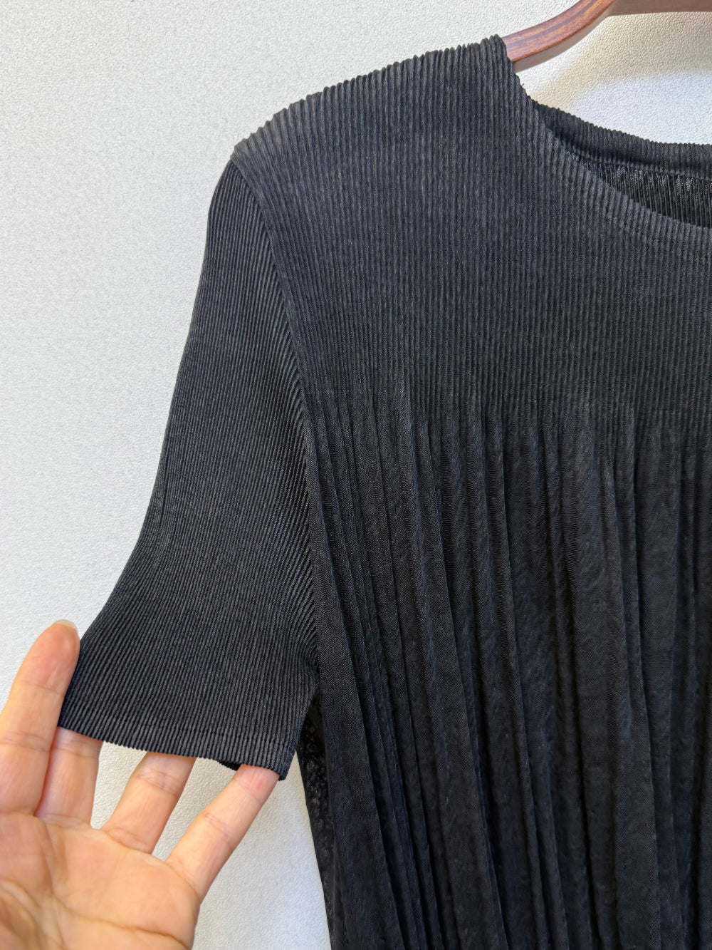 ✨🌿 ❄️셔링 쿨 플리츠 탑 블라우스 │ Shirring Cool Pleats Top Blouse │ Ultra-Light Summer Pleats Tee
