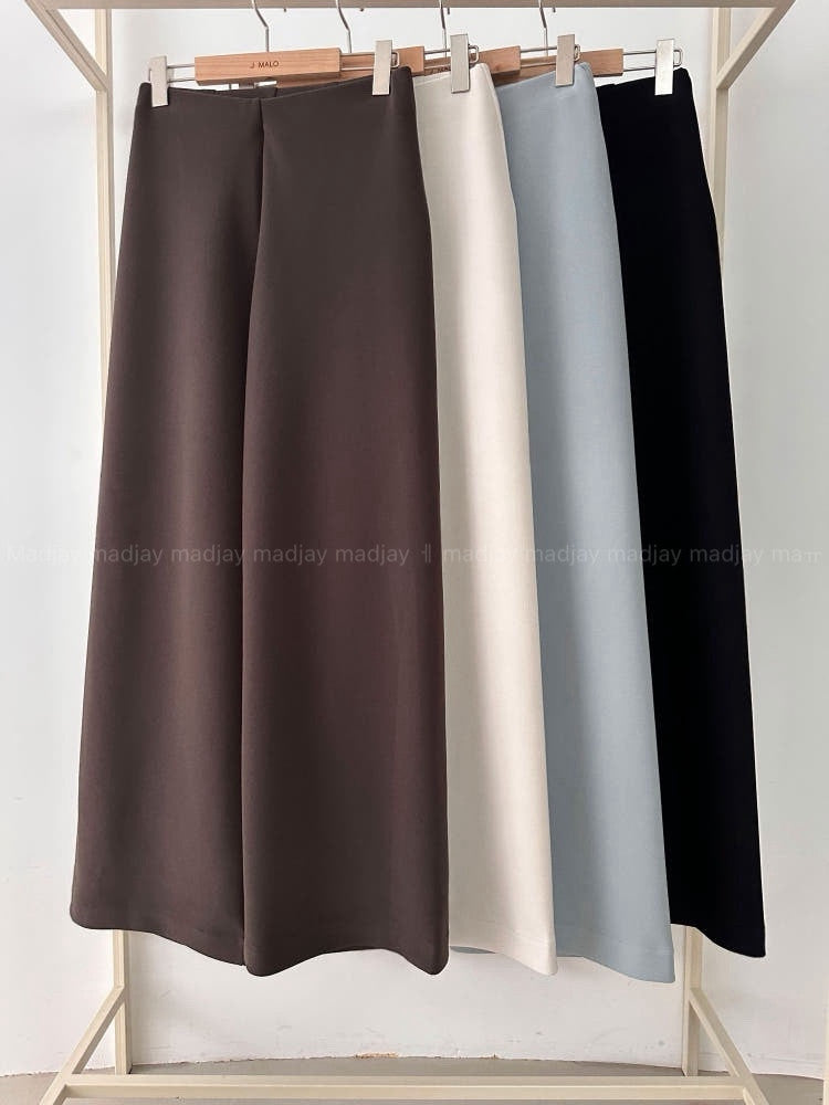 ✨ [미친스판 55-88 모두가능] [제이말로] 히든 밴딩 크레이프 와이드 슬랙스 | Hidden Banding Crepe Wide Pants