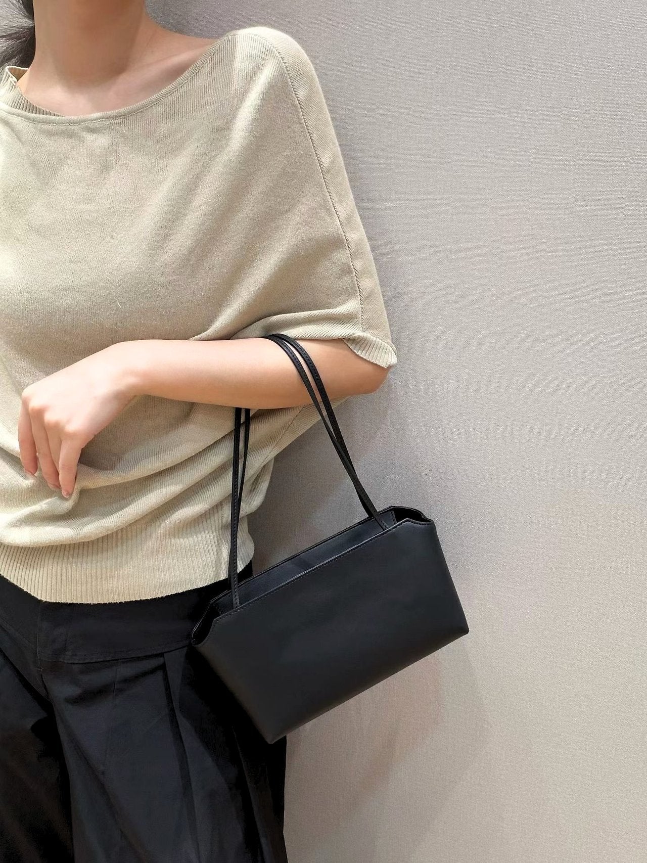 👜✨ [제니백] 프리미엄 양가죽 로고리스 테라스 미니 숄더백 • 제니&신민아 스타일 • Premium Lambskin Logo-less Terrace Mini Shoulder Bag • Luxury Minimal Daily Bagㄷ