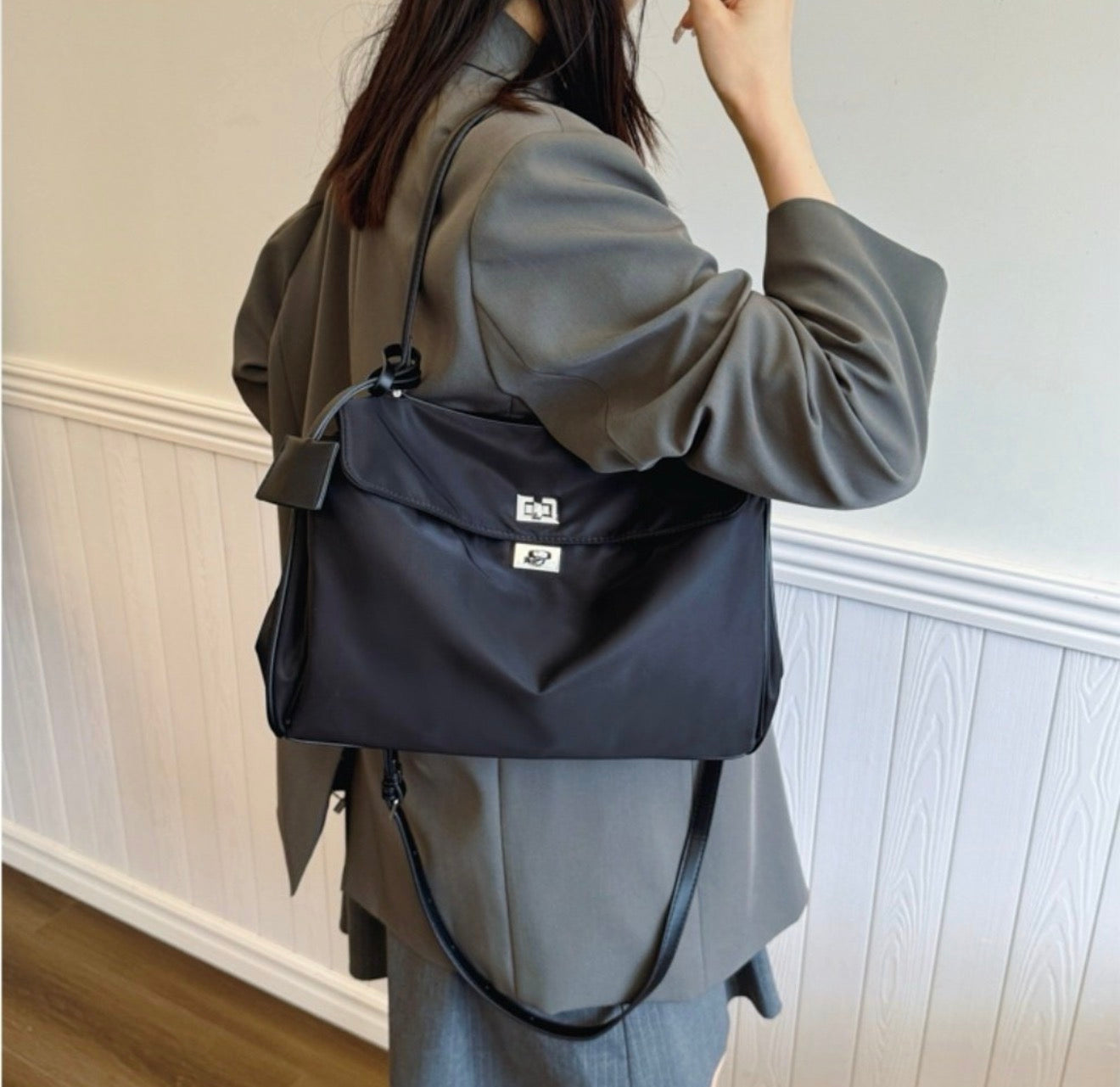 🔥[Hot Item]🔥 나일론 버클 장식 데일리 백 Nylon Buckle Daily Bag