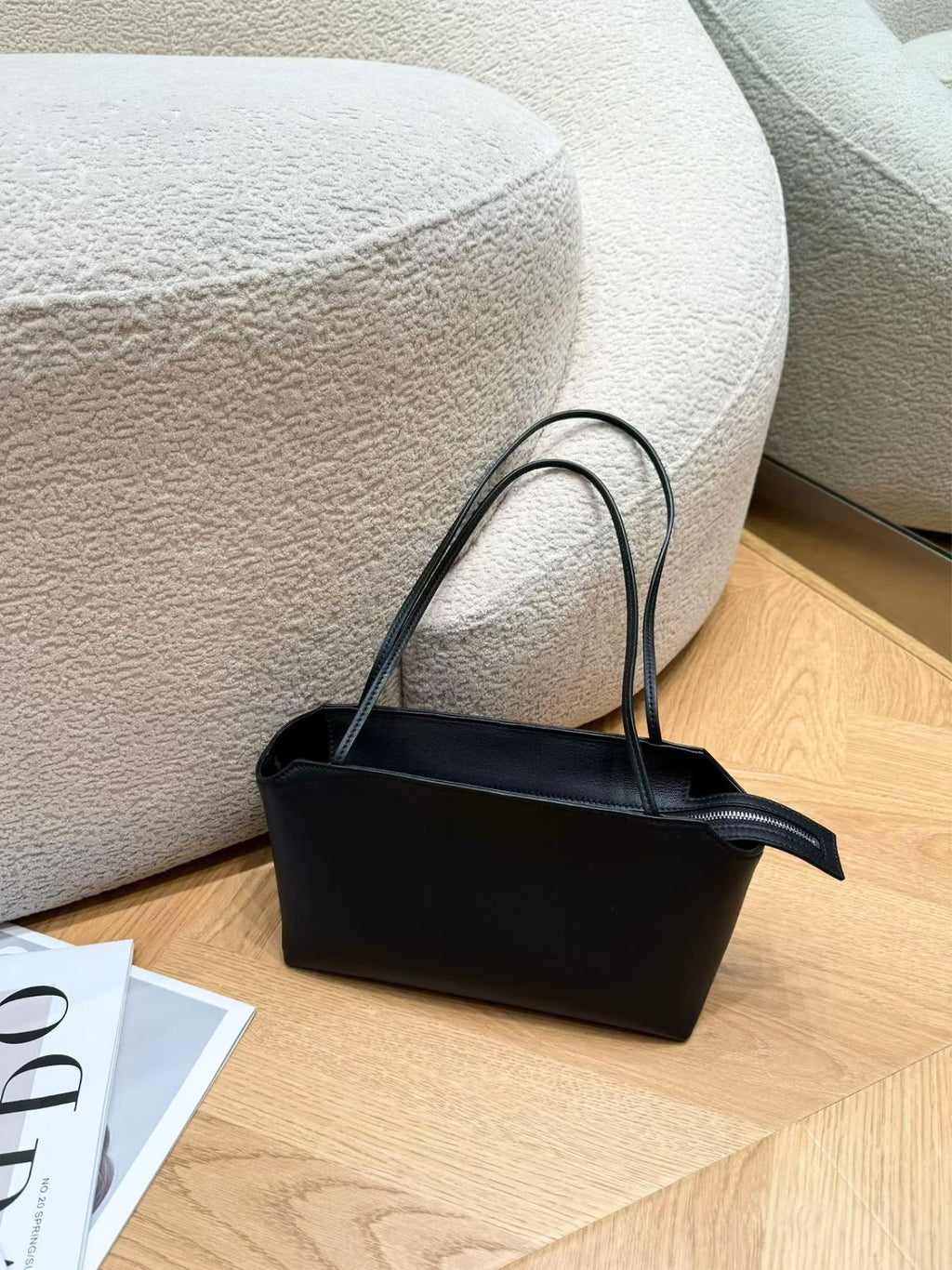 👜✨ [제니백] 프리미엄 양가죽 로고리스 테라스 미니 숄더백 • 제니&신민아 스타일 • Premium Lambskin Logo-less Terrace Mini Shoulder Bag • Luxury Minimal Daily Bagㄷ