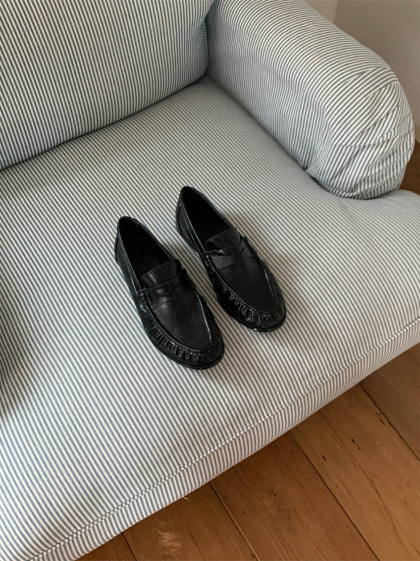 👞 [가을 클래식] 소프트 셔링 디테일 투웨이 페니 로퍼 & 블로퍼 | Shirred Classic 2-Way Loafer & Mule