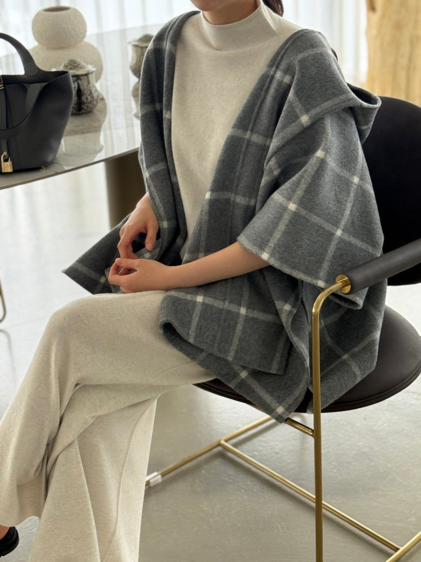 ✨ [PREMIUM LINE] 미네르바 홀가먼트 사이드 슬릿 모크넥 탑 | Minerva Wholegarment Side Slit Mock Neck Top
