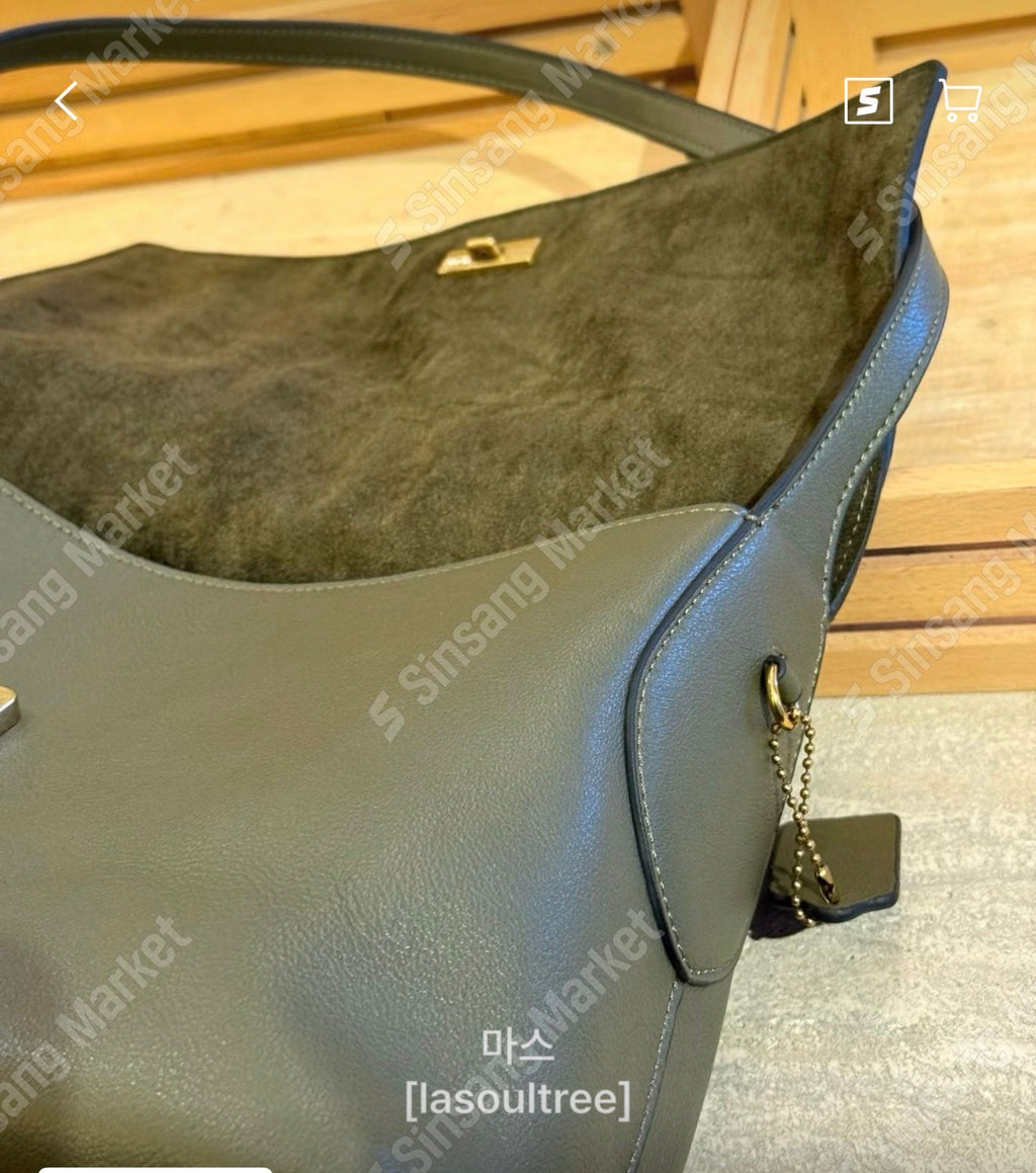 ✨🖤 뉴요커 첼시 프리미엄 소가죽 숄더백 | Premium Leather Shoulder Bag | 뉴욕 감성 셀럽백 🤎👜