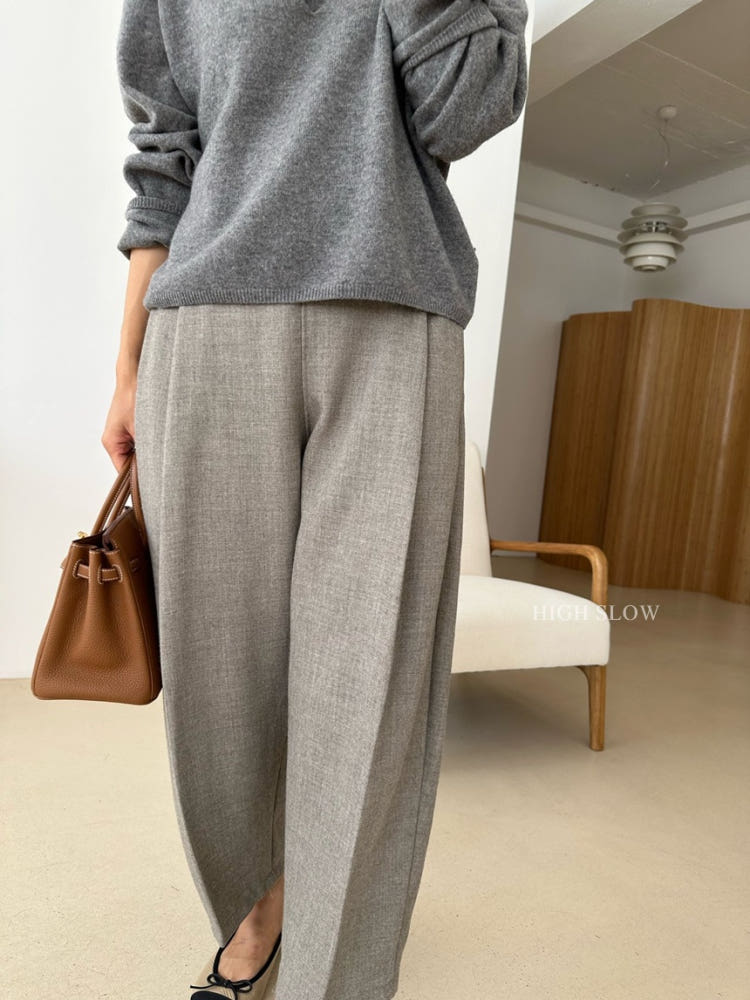🧶 [카인드]터치 울 팬츠 가을.초겨울용 고급스러운 라인 팬츠| Kind Touch Wool Pants