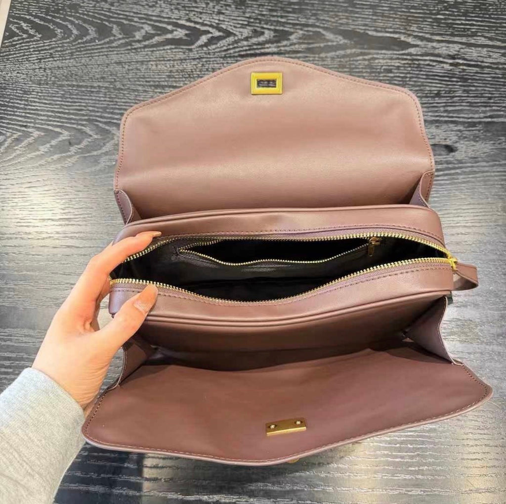 👜 [셀럽픽 · 소가죽] 발렌 무드 클래식 플랩 롱 숄더 크로스백 | Celebrity Style Genuine Leather Classic Flap Shoulder & Crossbody Bag