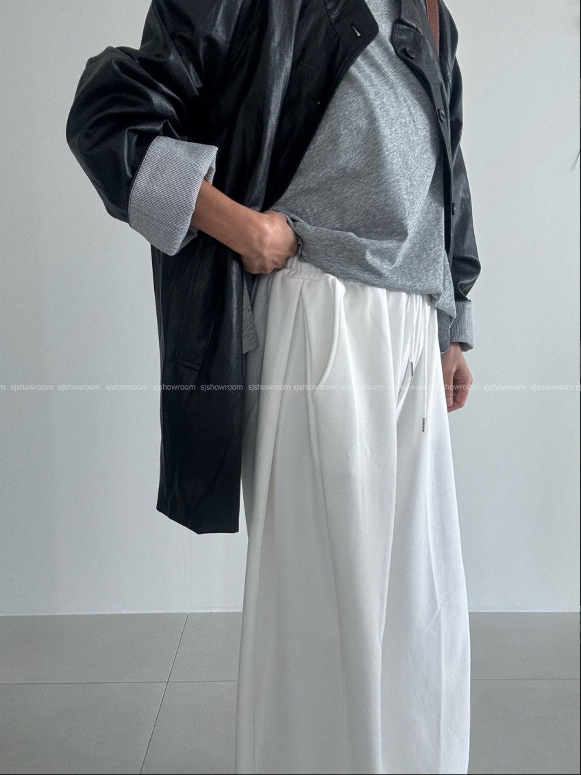 👖 [리플] 에코 옆절개 스트레치 와이드 루즈핏 트레이닝 팬츠 | Eco Side-Seam Stretch Wide Training Pants