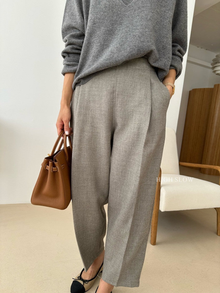 🧶 [카인드]터치 울 팬츠 가을.초겨울용 고급스러운 라인 팬츠| Kind Touch Wool Pants
