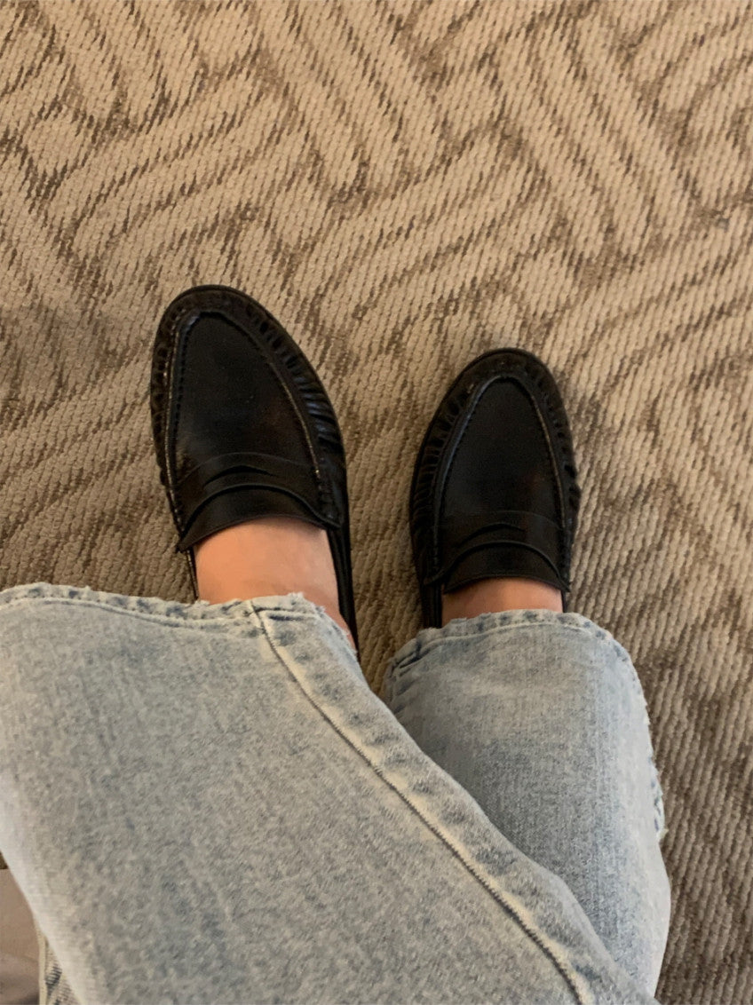 👞 [가을 클래식] 소프트 셔링 디테일 투웨이 페니 로퍼 & 블로퍼 | Shirred Classic 2-Way Loafer & Mule