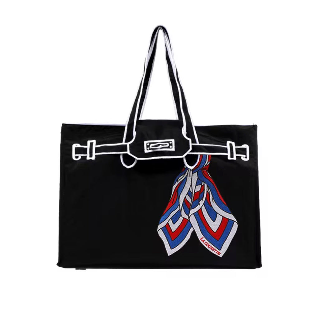 🇯🇵✨👜 일본 유명 에코백 라쿠제토 스카프 시리즈 미디움/ 라지 사이즈  정품퀄리티 그대로!  감성 토트백 데일리백 9컬러 한정수량 |정품느낌 그대로| Lacousette Scarf Series Medium Tote Bag 👜✨