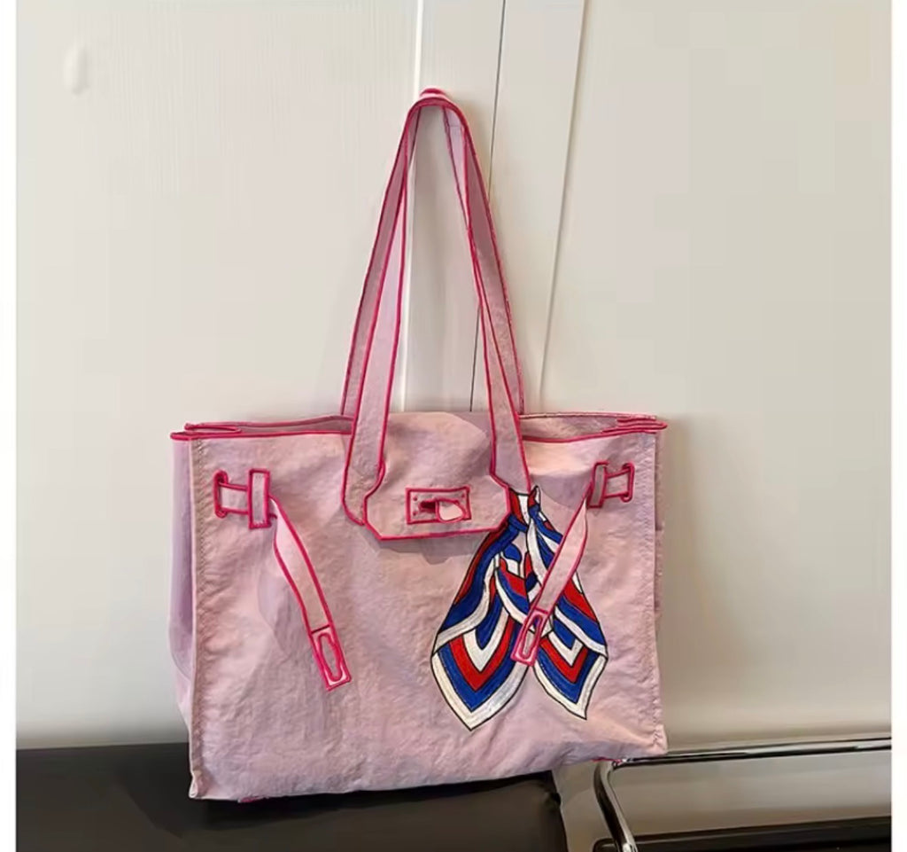 🇯🇵✨👜 일본 유명 에코백 라쿠제토 스카프 시리즈 미디움/ 라지 사이즈  정품퀄리티 그대로!  감성 토트백 데일리백 9컬러 한정수량 |정품느낌 그대로| Lacousette Scarf Series Medium Tote Bag 👜✨
