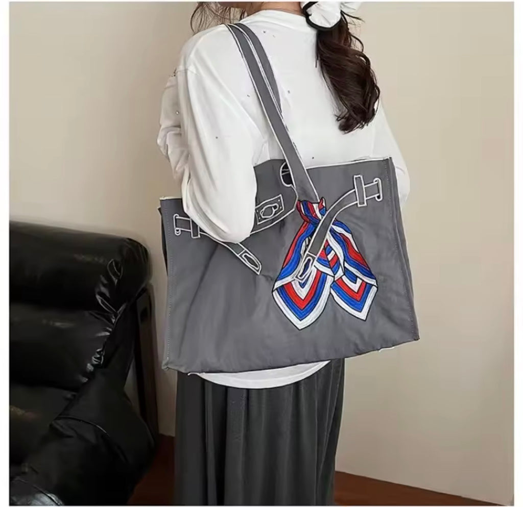 🇯🇵✨👜 일본 유명 에코백 라쿠제토 스카프 시리즈 미디움/ 라지 사이즈  정품퀄리티 그대로!  감성 토트백 데일리백 9컬러 한정수량 |정품느낌 그대로| Lacousette Scarf Series Medium Tote Bag 👜✨