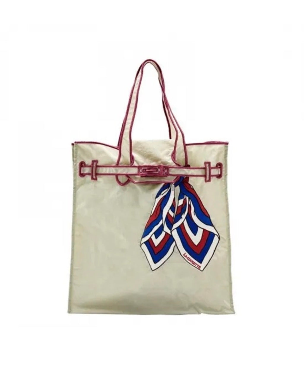 🇯🇵✨👜 일본 유명 에코백 라쿠제토 스카프 시리즈 미디움/ 라지 사이즈  정품퀄리티 그대로!  감성 토트백 데일리백 9컬러 한정수량 |정품느낌 그대로| Lacousette Scarf Series Medium Tote Bag 👜✨