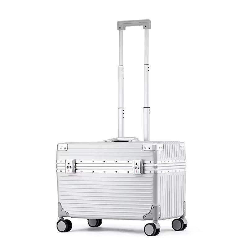 🚢🧳 [1차 공동구매 OPEN (5/20 ~ 5/27)] 신형 밥솥 캐리어 18인치 기내용 캐리어 Rice Cooker Carry-On Suitcase 18"｜ABS+PC 초경량｜알루미늄 프레임｜알루미늄 코너가드｜TSA 잠금장치｜사일런트 휠｜블랙·실버·골드