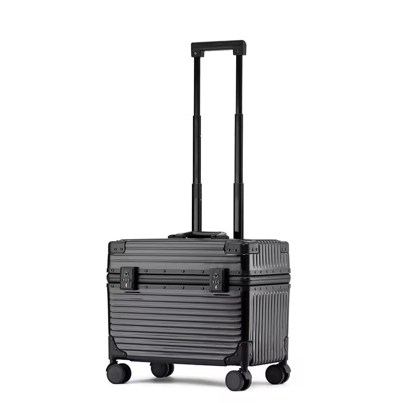🚢🧳 [1차 공동구매 OPEN (5/20 ~ 5/27)] 신형 밥솥 캐리어 18인치 기내용 캐리어 Rice Cooker Carry-On Suitcase 18"｜ABS+PC 초경량｜알루미늄 프레임｜알루미늄 코너가드｜TSA 잠금장치｜사일런트 휠｜블랙·실버·골드