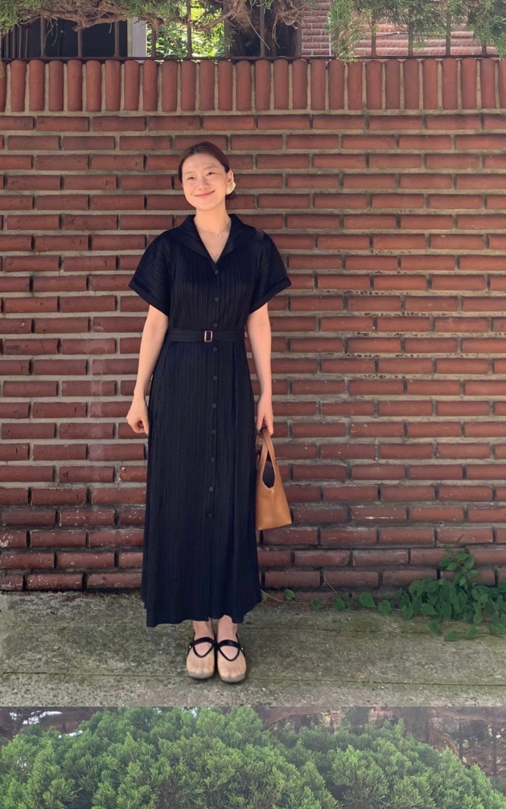 ✨고퀄 벨트 플리츠 원피스 세트 💫 Premium High-Quality Belt Pleated Long Dress Set | 백화점 퀄리티 플리츠 원피스 · 프리미엄 플리츠 드레스 · 고급 여행룩 · 하객룩✨